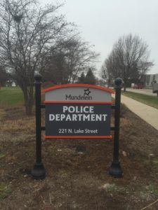 Mundelein monument sign created and designed by Signarama in Libertyville.