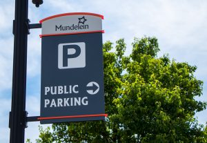 Mundelein Public Parking Wayfinding Sign